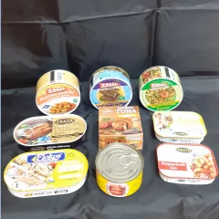 Canned foods and frozen foods, Greek