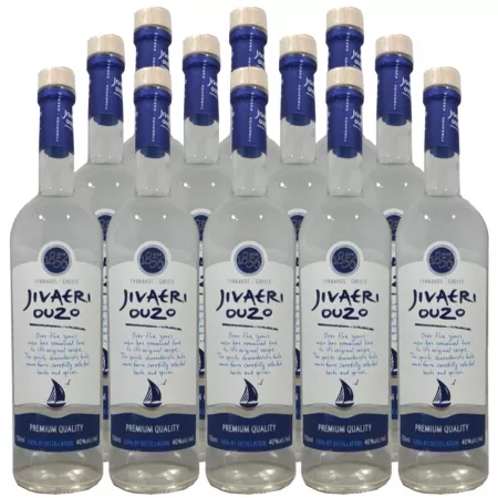 Ouzo Jivaeri 1856 40% 0.7l Katsaros, 100% distillate