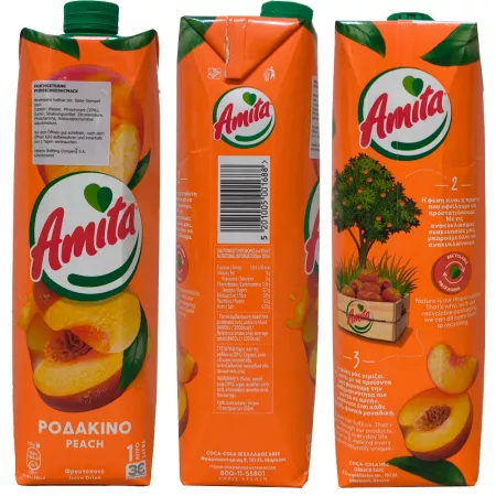 Amita Peach Juice Drink 35% 1.0 l
