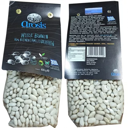 Arosis white beans, 400 g