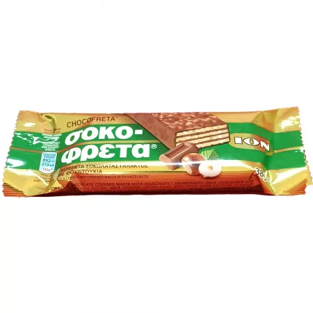 Chokofreta waffle with hazelnut, 38 g