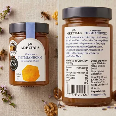 Thyme Honey 450g – London Honey Award Gold