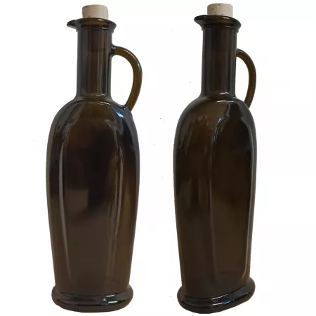 Oil and vinegar green glass bottle 250 ml