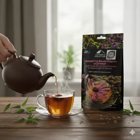 Bergtee mit Echinacea