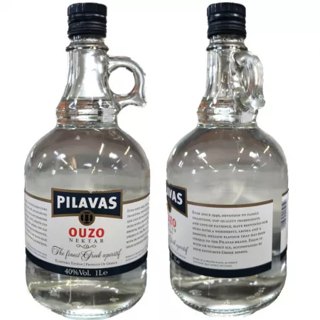 Ouzo Pilavas Nektar 40%, 1L Karaffe