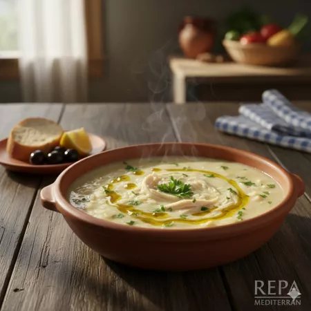 Rezept: Kotosoupa Avgolemono Rezept – Griechische Hühnersuppe