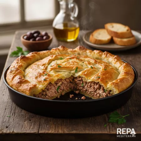 Kreatopita – Traditional Greek Meat Pie