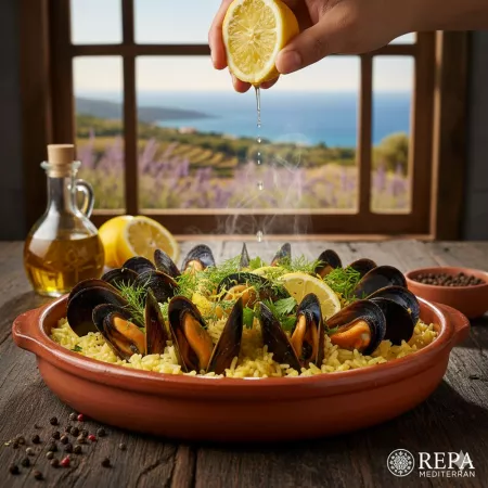 Midia me Risi Recipe – Greek Mussel Rice