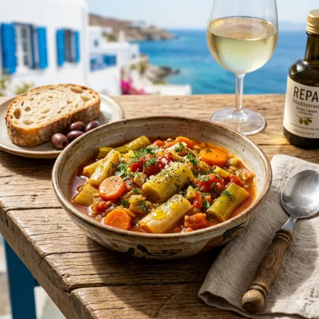 Prassa Yachni (Greek Braised Leeks)