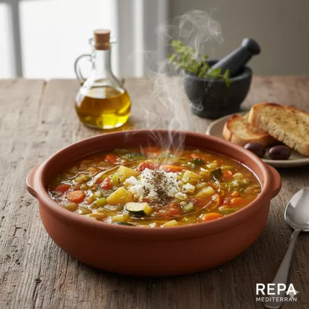 Soupa Choriatiki – Griechische Bauernsuppe