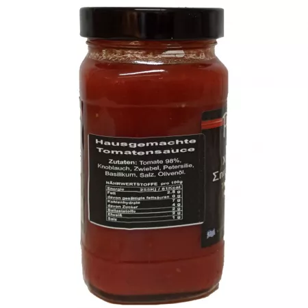 Tomato sauce, homemade