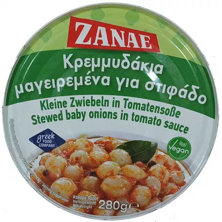 Zanae Small Onions in Tomato Sauce (Stifado) 280 g