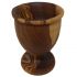Egg cup made of olive wood
