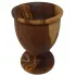 Egg cup made of olive wood