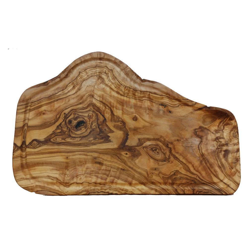 handmade of olive wood with juice groove and reservoir Made in Germany Gift Carving board made of olive wood Serving board