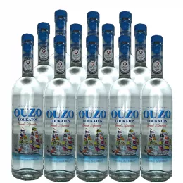 12 Flaschen Ouzo Loukatos 0,7 L