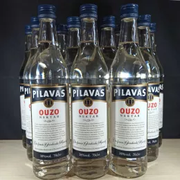 12 bottles Ouzo Pilavas 0.7 l