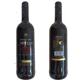 Apelia Black Label Imiglykos red wine, Greek