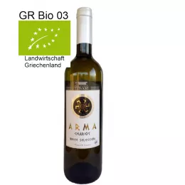 Arma organic white wine, dry