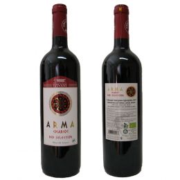 Arma Chariot organic red wine, Greek
