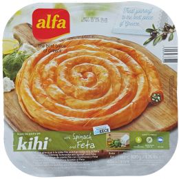 Alfa Blätterteig strifti mit Spinat und Feta