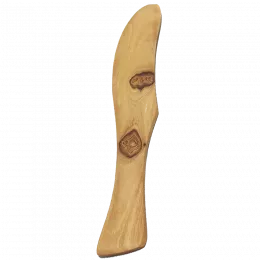 Knife made of olive wood, wooden knife
