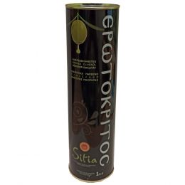 Griechisches Olivenöl, Kreta, rein Koroneiki Olive, nativ kaltgepresst 1,0 L (Säure unter 0,4%)