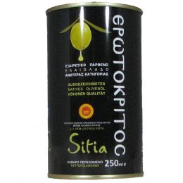 Griechisches Olivenöl, Kreta, rein Koroneiki Olive, nativ kaltgepresst 0,25 L (Säure unter 0,4%)