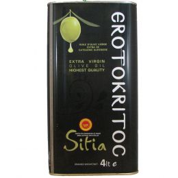 Griechisches Olivenöl, Kreta, rein Koroneiki Olive, nativ kaltgepresst 4,0 L (Säure unter 0,4%)
