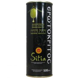 Griechisches Olivenöl, Kreta, rein Koroneiki Olive, nativ kaltgepresst 0,5 L (Säure unter 0,4%)