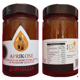 Apricot jam (85% fruit) 230 g