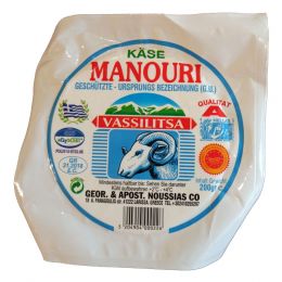 Manouri cheese Vassilitsa, Greek
