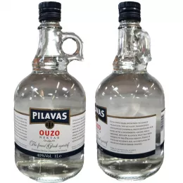 Ouzo Pilavas Nektar 40%, 1L Decanter