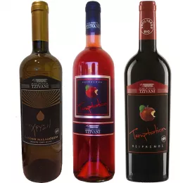 Probierpaket Tzivani- Wein 3 Flaschen 1