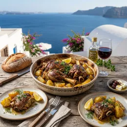 Rezept: Arni sto fourno (Griechisches Lamm aus dem Ofen)