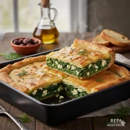 Spanakotiropita Recipe – Greek Spinach & Cheese Pie