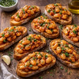 Recipe: Garlic crostini with chi...