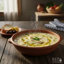 Rezept: Kotosoupa Avgolemono Rezept – Griechische Hühnersuppe