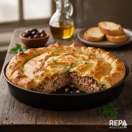 Rezept: Kreatopita – Traditionelle Griechische Fleischpastete