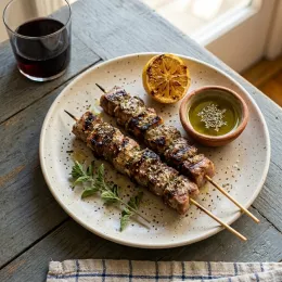 Original Griechische Souvlaki Spieße