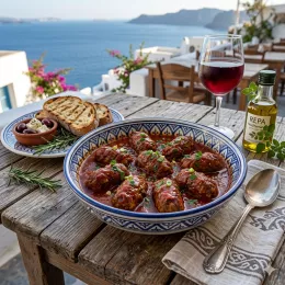Recipe: Soutsoukakia Smyrnaika (Spiced Meatballs in Tomato Sauce)