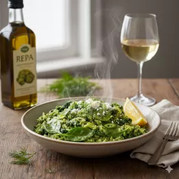 Recipe: Spanakorizo, Greek Spinach Rice