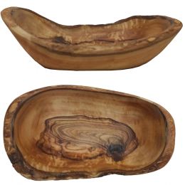 Natural olive wood bowl