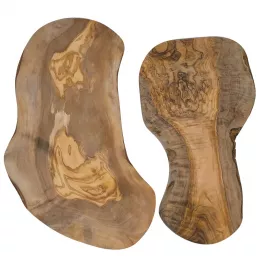 Schneidebrett aus edlem Olivenholz 40 - 44 cm