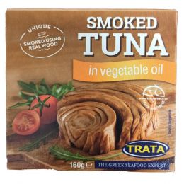 Smoked tuna in vegetable oil, Greek