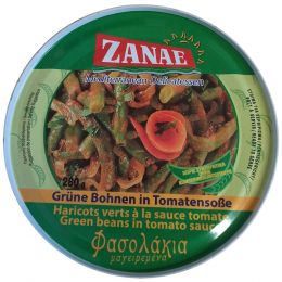 Zanae Green Beans in Tomato sauce, 280 g
